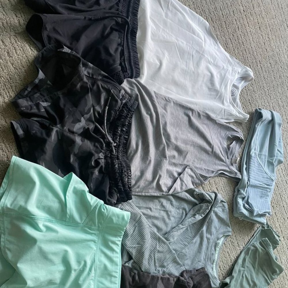 bundle Athleta girl items, sizes M (8-10) and L (10-12)
